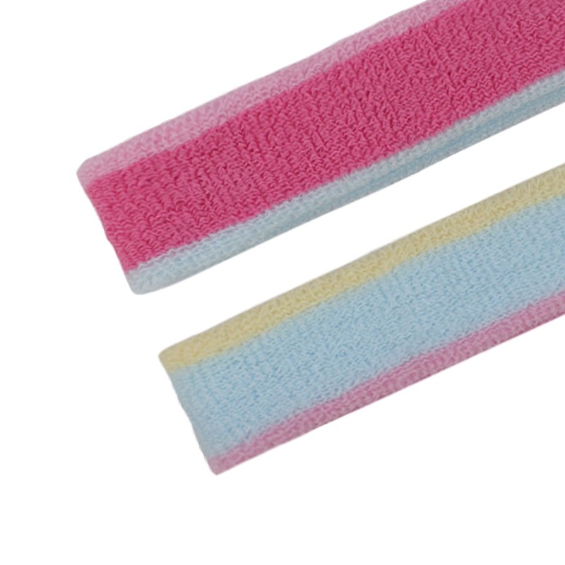 2 fasce per capelli sportivi per bambini, in cotone, per