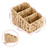 BSTKEY Natural Water Hyacinth Remote Control Storage Holder, Woven 3