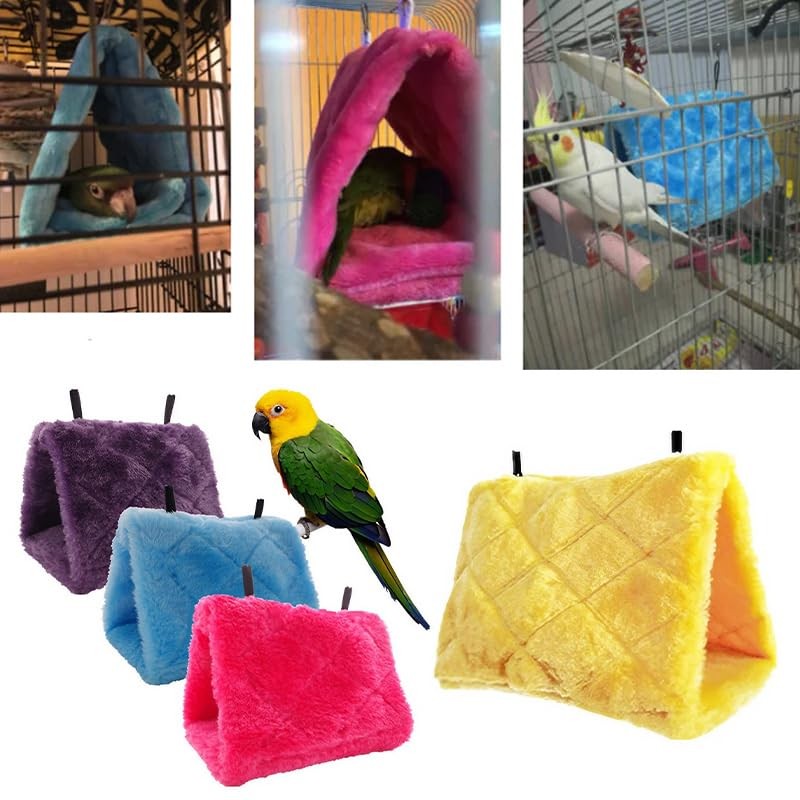Pet Bird Parrot Parakeet Budgie Warm Hammock Cage Hut Tent