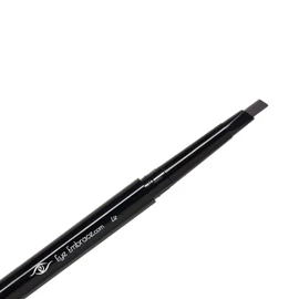 Eye Embrace Liz: Medium Gray Eyebrow Pencil – Waterproof, Double-Ended Automatic Angled Tip & Spoolie Brush, Cruelty-Free