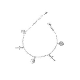 De Bussy Sterling Silver Virgin of the Pilar Bracelet