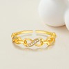 Sterling Silver 925 Infinity Ring for Women, Open Anxiety Ring