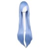 Sky blue wig long hair (WFIVJ96) / 하늘색 가발 긴머리 (WFIVJ96)