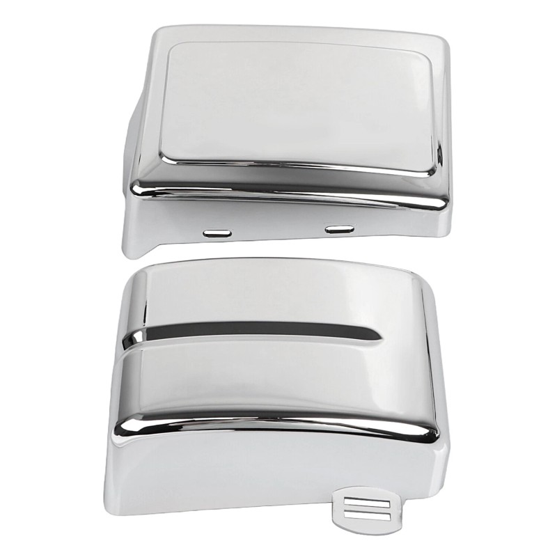 Unbranded Chrome Battery Box Side Cover For Harley Dyna Street