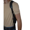 Barsony New Cross Harness Vertical Shoulder Holster for 2" Snub