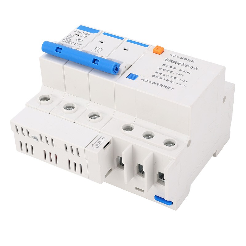 Phase Loss Protection Switch 3P 16A Rail Protector for Submersible