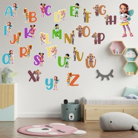 Seyal® Buterbean Cafe A - Z Alphabet Wall Sticker