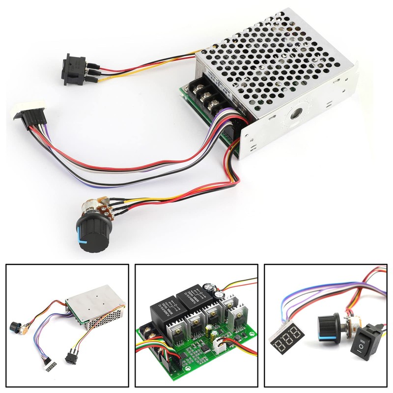 Areyourshop DC 10-55V MAX 60A PWM Motor Speed Controller CW