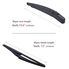 Replacement for ML350 2007-2015, Rear Windshield Wiper Arm Blade Set - Factory OEM Style: A1698201745