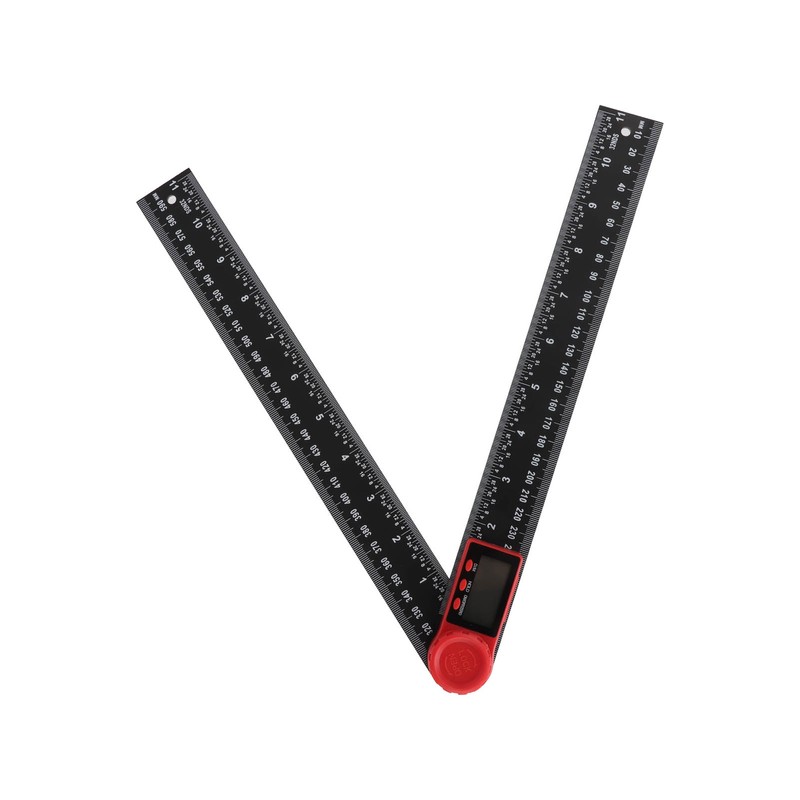 Digital Display Angle Ruler 2 in 1 Plastic Lightweight Convenient