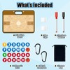 Torlam Magnetic Basketball Coaching Board Basketball Clipboard Dry Erase for