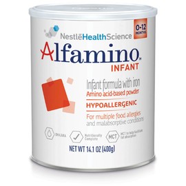 Alfamino Infant Amino Acid Based Infant Formula with Iron, Unflavored, 14.1 Ounces (Packaging May Vary)