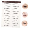 WOONEKY Instant Natural Brows 6pcs Hair-like Eyebrow Stickers False Eyebrows