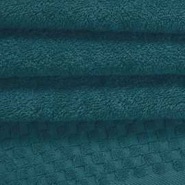 MyOwn Ultra Soft 2 Pack Oversized Bath Towel Set 28x55 inches, Cotton Large Bath Towels, Highly Absorbant Compact Quickdry & Lightweight Towel, Ideal for Gym Travel Camp Pool - Teal