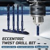 Upgraded SONCHIE Serrated Masonry Drill Bit Set - 1/4 to