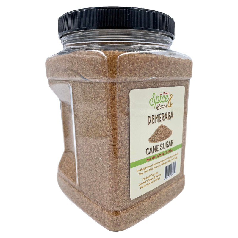 Demerara Cane Sugar | Dasher's Spice & Beans | 3.75