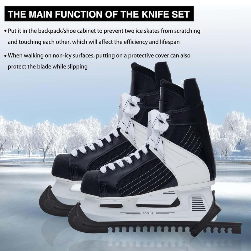 Noewmub Ice Skate Guards Ice Skate Blade Covers Skate Blade