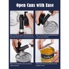 Can Opener Smooth Edge Manual, Can Opener Handheld, No Sharp