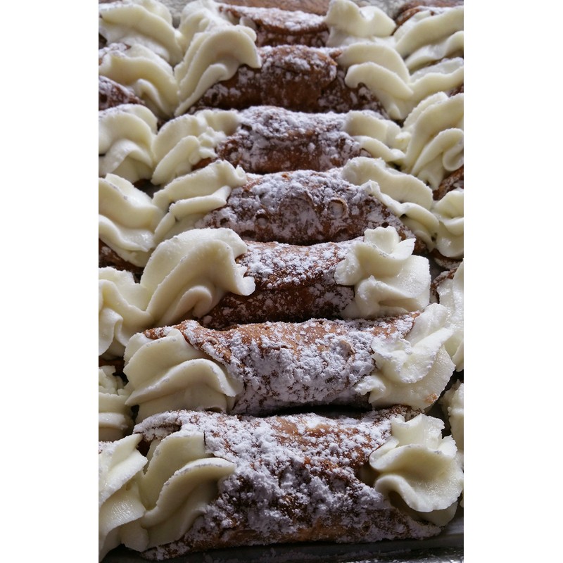 12 Cannoli Shells - 5 Inch Hand Made Fresh Daily