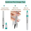 Microblading Eyebrow Pen New 3D Waterproof Eyebrow Pencil 4 Tipped