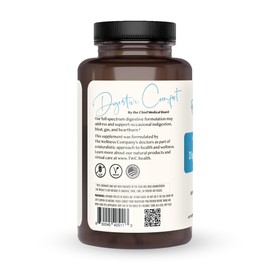 The Wellness Company Digestive Comfort | 60 ct (1 Month Supply) | Relief for Digestive Bloat and Gas with All-Natural Enzymes | Non-GMO, Vegan, Gluten Free | for Healthy, Smooth Digestion