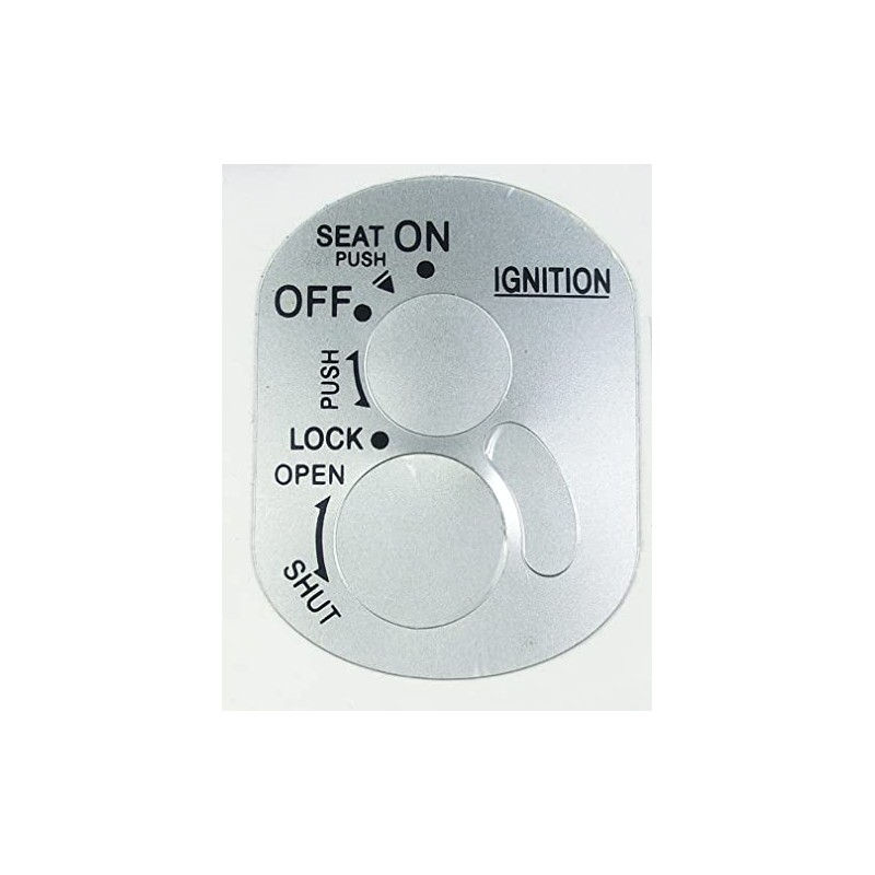 Shutter Key Cover, Aluminum Seal, HONDA Type, DIO AF34, AF56,