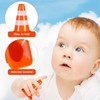 STOBOK Miniature Traffic Cones Toys 10PCS Min Road Cone Roadblock