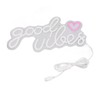 Neon Sign Good Vibes LED Light Acrylic USB Powered Wall
