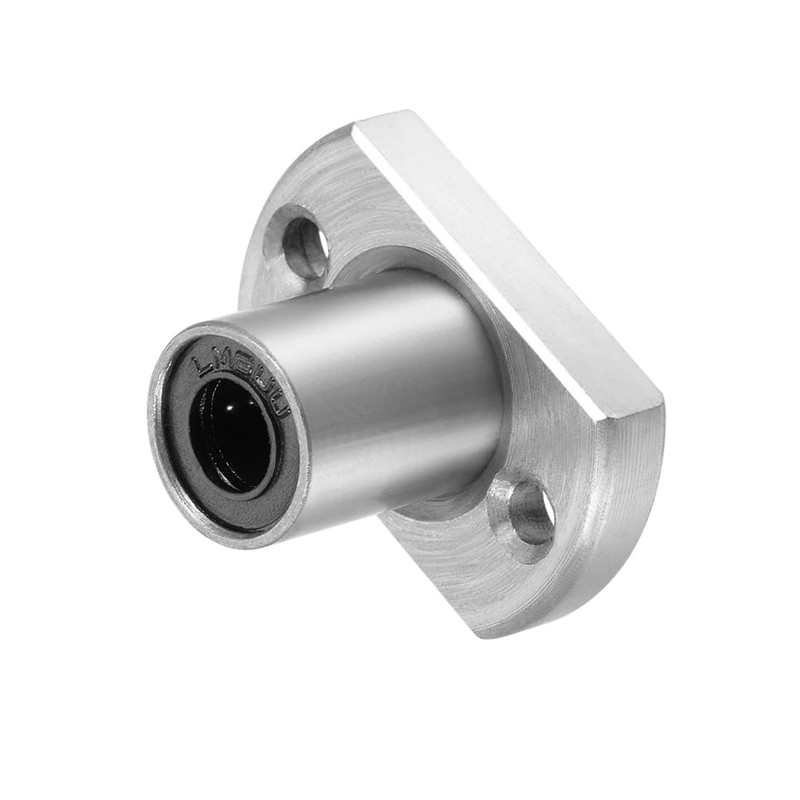 sourcing map LMH6UU Two Side Cut Flange Linear Ball Bearings,