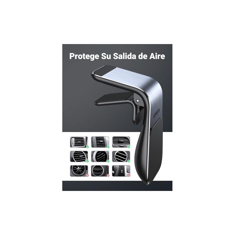 UGREEN Soporte Celular Automóvilmovil Magnético, Mini Base Porta