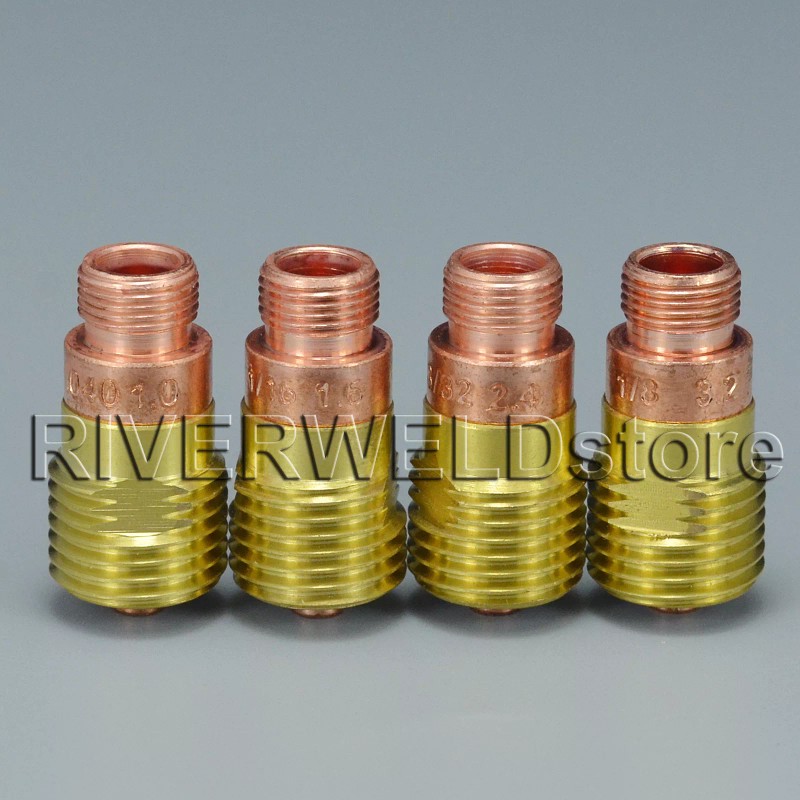 RIVERWELD TIG Stubby Gas Lens Collet 17GL series Kit For