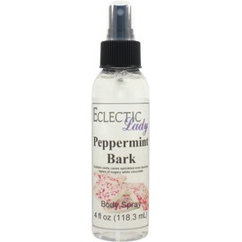 Peppermint Bark Body Spray, 4 ounces, Body Mist for Women with Clean, Light & Gentle Fragrance, Long Lasting Perfume with Comforting Scent for Men & Women, Cologne with Soft, Subtle Aroma For Daily