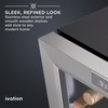 Ivation Premium Stainless Steel 8 Bottle Horizontal Thermoelectric Wine Cooler/Chiller
