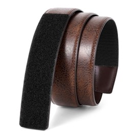 BELTROAD Buckleless Belts Leather No Scratch Belt for Men Hook and Loop Work Technician 1.5" Mechanic Belt Men Travel Gifts