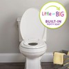 Little2Big Toilet Seat with Built-In Toddler Potty Training Seat, Slow