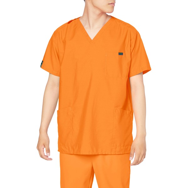 PANTONE 7000SC Medical Scrub Suit, Unisex, Colors Available, Sweat Absorbent, Quick Drying, orange