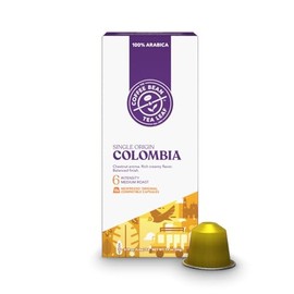 CBTL Espresso Original Compatible Coffee Pods, Capsules, Single Origin Colombia (Medium Roast), 10ct