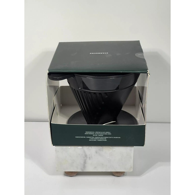 Starbucks Black Pour Over Set Coffee Funnel Brewing Manual Coffee