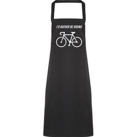 Hippowarehouse I'd Rather Be Riding Bike Apron kitchen cooking painting DIY onesize adult