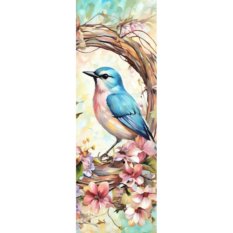 Original Blue bird wreath bookmark Its a good day collectable
