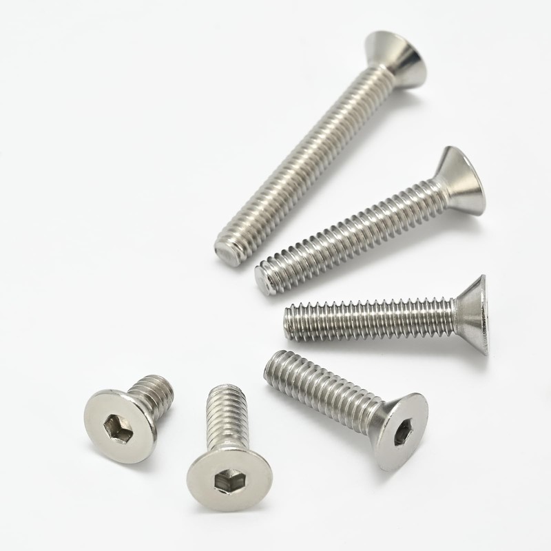 50 Pcs 1/4-20 x 1 Flat Head Socket Cap Screws