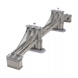 Fascinations Metal Earth Premium Series 3D Metal Model Kit - Brooklyn Bridge