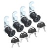 sourcing map 4 Pcs 1" Keyed Alike Cabinet Cam Lock