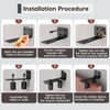Anobeyi Heavy Duty Slide Gate Roller Guide with L Rear