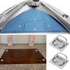 Biugaaufai 4 PCS 3 x 2.24 Inch 304 Stainless Steel