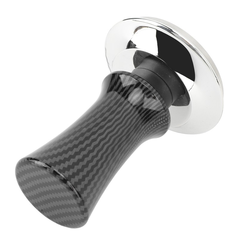 58mm Coffee Tamper Carbon Fiber Elastic Handle Stainless Steel Bottom