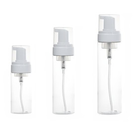 Transparent Foaming Bottle Foam Making Cleansing Water Dispenser 200ml 6ea