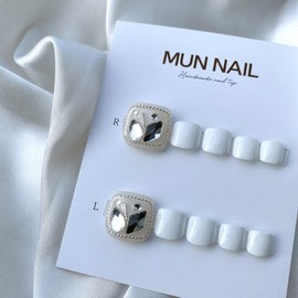 MunNail Butterfly Paddy Tip 2 - No. 8 / MunNail 버터플라이 패디팁2 - 8호