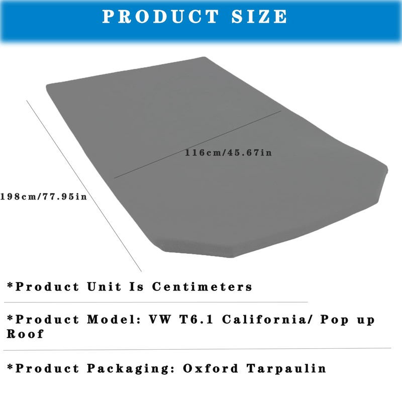 Fitted Sheet for VW T6.1 California Pop Up Roof, Fitted