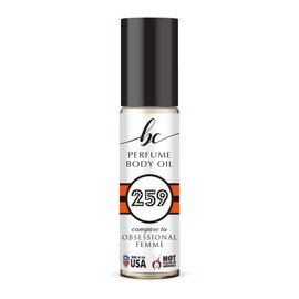 BIOCURA BC Perfume 259 Inspired by Calvin Obsessional Femme For Women Replica Fragrance Body Oil Dupes Alcohol-Free Sample Travel Size Concentrated Long Lasting Roll-On 0.3 Fl Oz/10ml